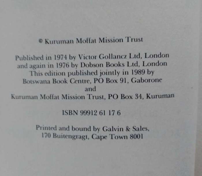 Beloved Partner - Mary Moffat of Kuruman by Mora Dickson