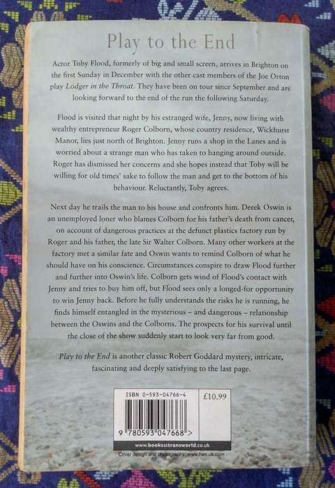 To the End by Robert Goddard