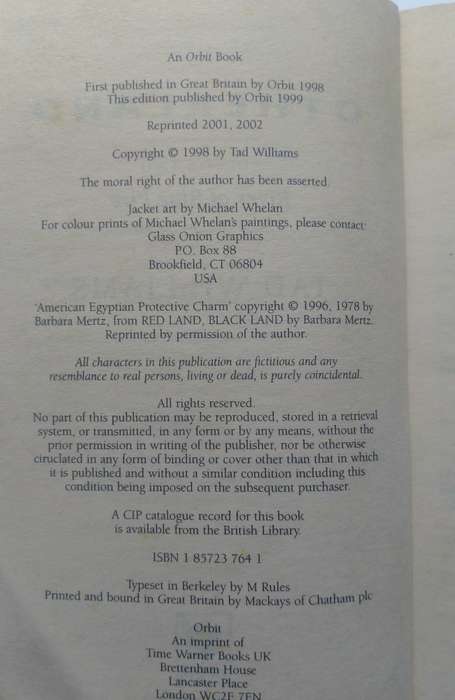 Otherland Volume Two: River of Blue Fire by Tad Williams