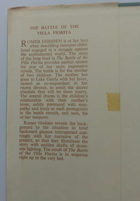 The Battle of the Villa Fiorita by Rumer Godden
