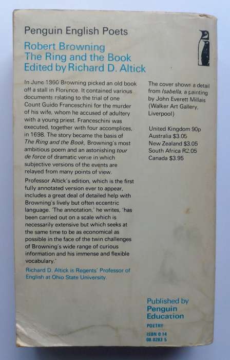 The Ring and the Book by Robert Browning