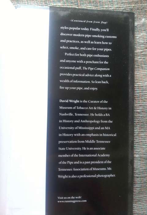 The Pipe Companion - A Connoisseur's Guide by David Wright