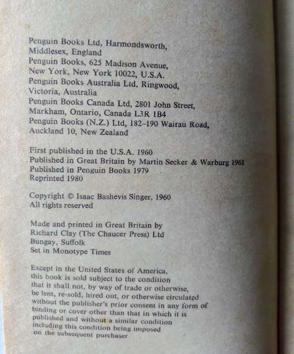 The Magician of Lublin by Isaac Bashevis Singer