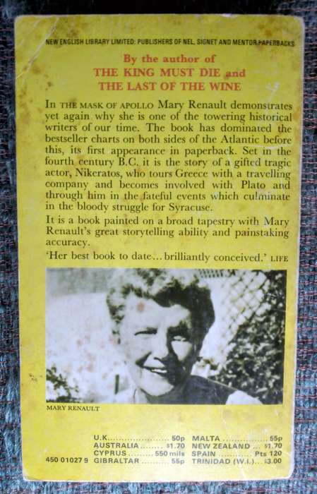 The Mask of Apollo by Mary Renault