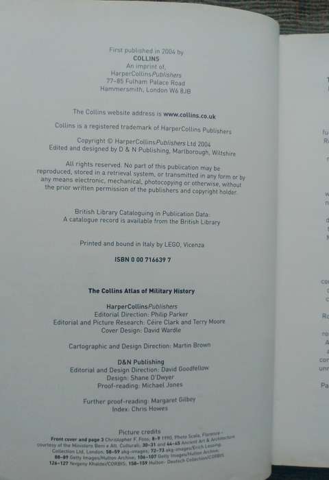 Collins Atlas of Military History