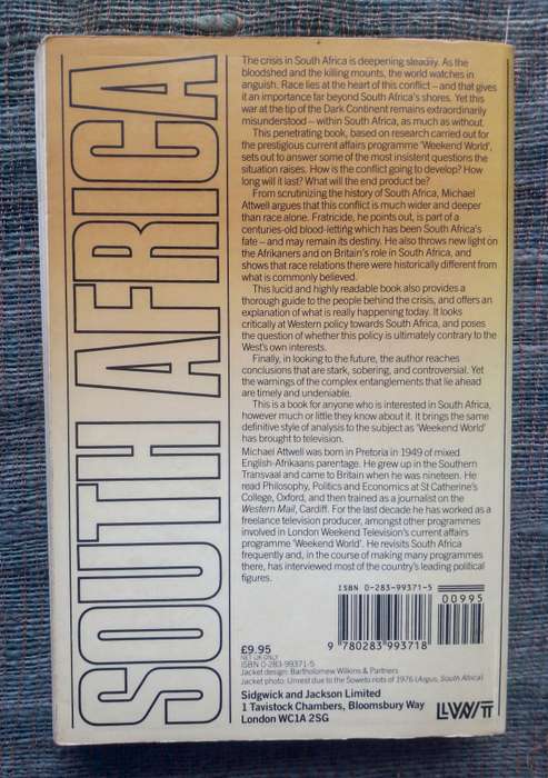South Africa - Background to the Crisis by Michael Attwell