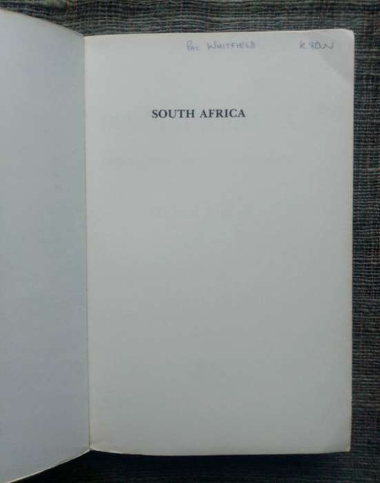 South Africa - Background to the Crisis by Michael Attwell
