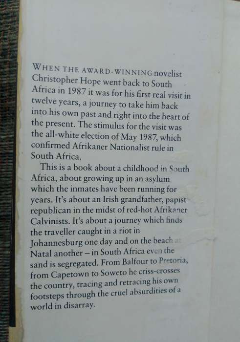 White Boy Running by Christopher Hope