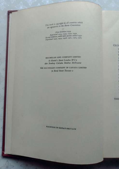 Collected Poems of W.B. Yeats