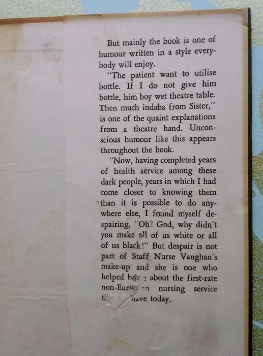 Saku Bona, Staffie Nurse - My Experiences in an African Hospital by Boyne and Iris Vaughan