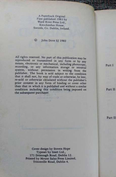 Strange Vagabond of God - The Story of John Bradburne by Fr John Dove Sj