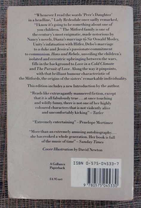 Hons and Rebels by Jessica Mitford