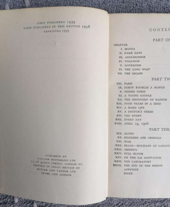 Madame Curie by Eve Curie