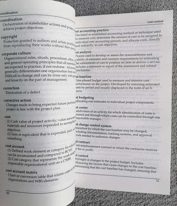 Project Management Terms - A Working Glossary by J. Leroy Ward