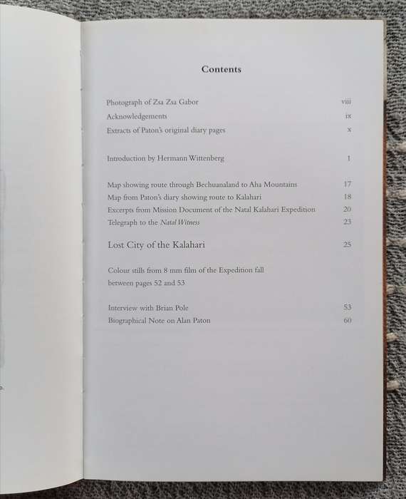 Lost City of the Kalahari by Alan Paton