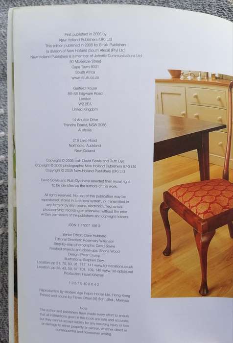 Complete Step-by-step Upholstery by David Sowle and Ruth Dye