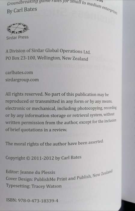 The Laws of Extreme Business Success by Carl Bates