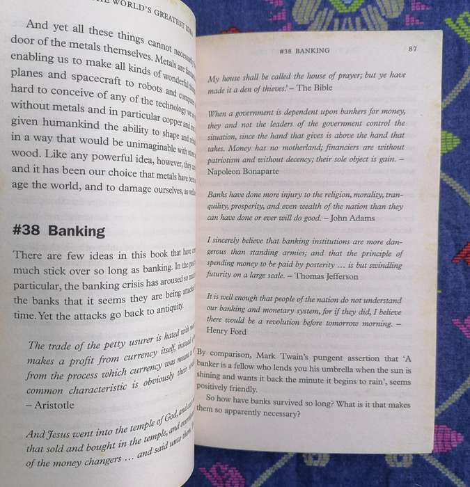 The World's Greatest Idea - The Fifty Greatest Ideas that Have Changed Humanity by John Farndon
