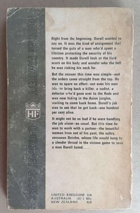 Assignment Cong Hai Kill (A Dam Durell Espionage Thriller) by Edward S. Aarons