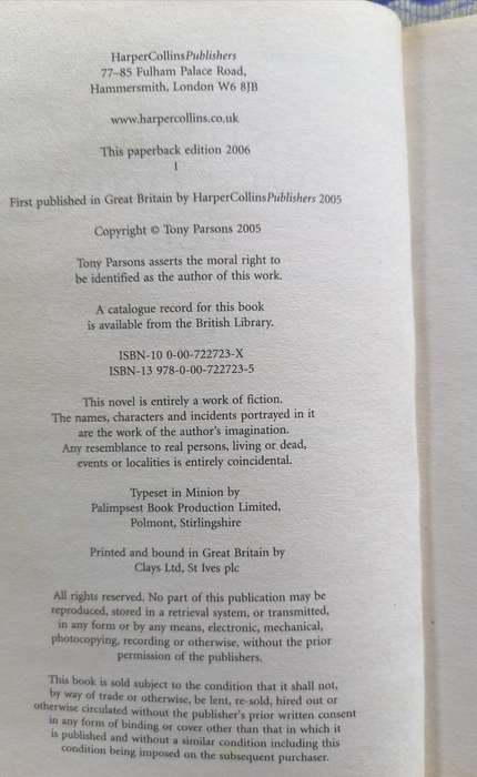 Stories by Tony Parsons