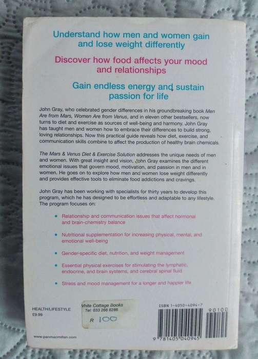The Mars & Venus Diet & Exercise Solution by John Gray