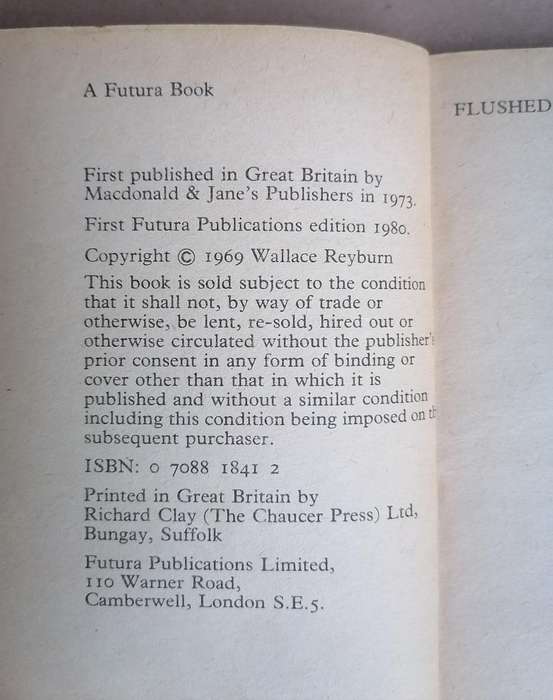 Flushed with Pride - The True Life Story of Thomas Crapper by Wallace Reyburn