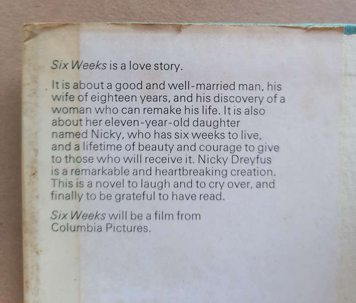 Six Weeks by Fred Mustard Steward