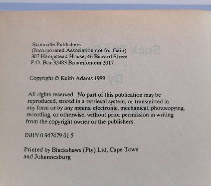 Suck the Bone - A Poetry Anthology by Keith Adams