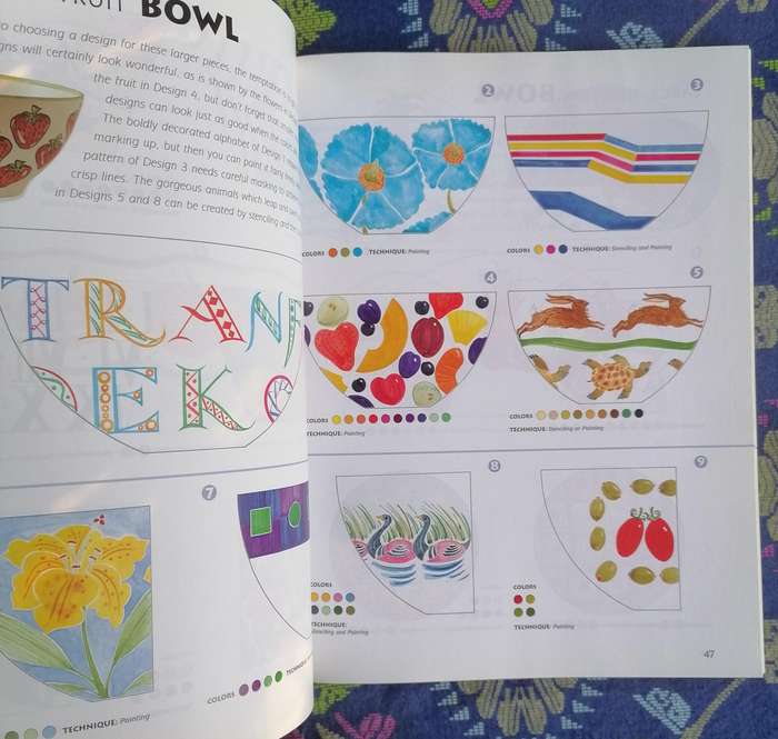Decorating Ceramics - Over 300 Easy to Paint Patterns by Nicky Cooney