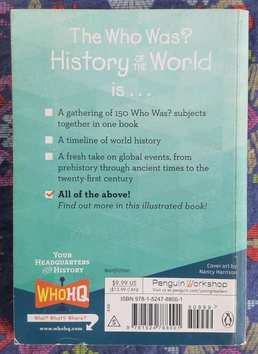 History of the World (Penguin Who Was? Series WHOHQ) by Paula K. Manzanero