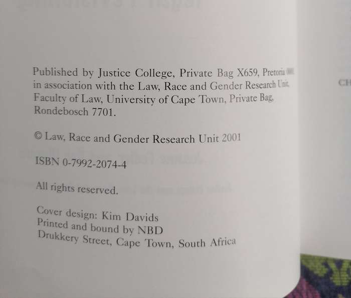 Ideogical Virgins & Other Myths - Six Principles for Legal Revisioning by Fedler and Olckers