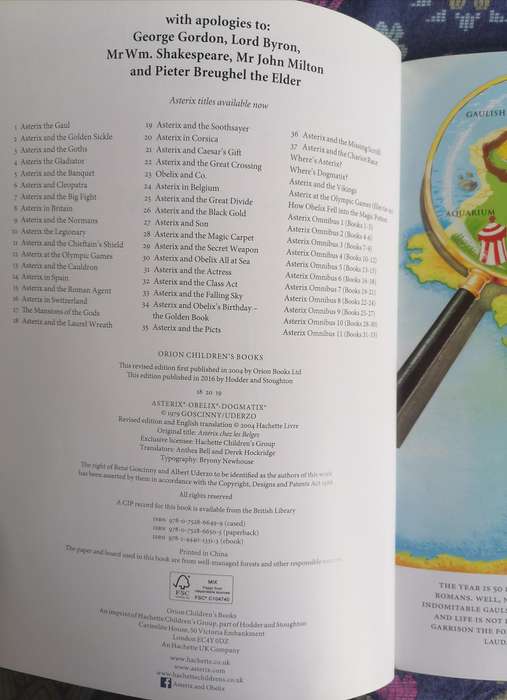 Asterix in Belgium (#24) by Goscinny and Uderzo