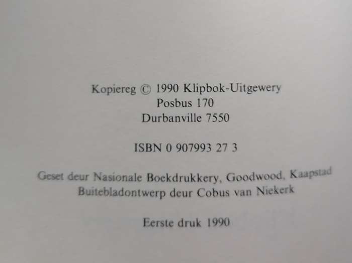 Vir 'n Oulap en 'n Bokstert - A. A. J.