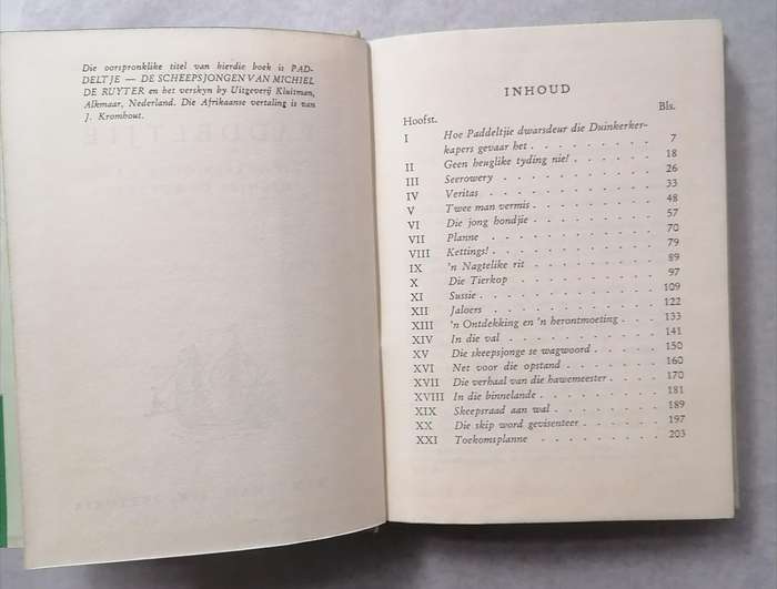 Paddeltjie - Die Skeepsjonge van Michiel de Ruyter - John. H. Been