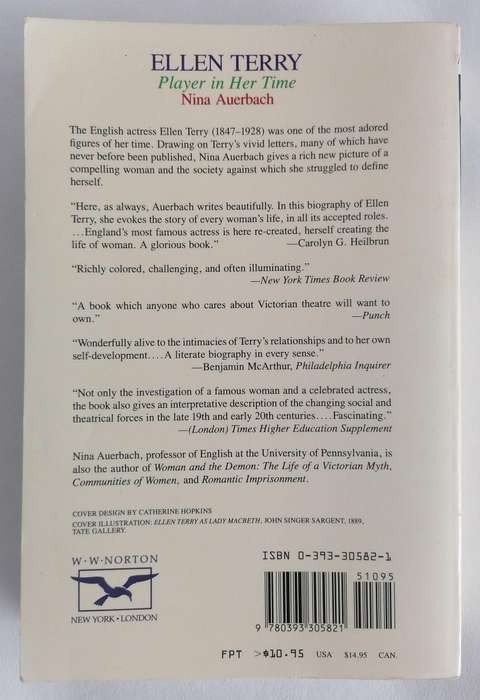 Ellen Terry - Player in Her Time by Nina Auerbach
