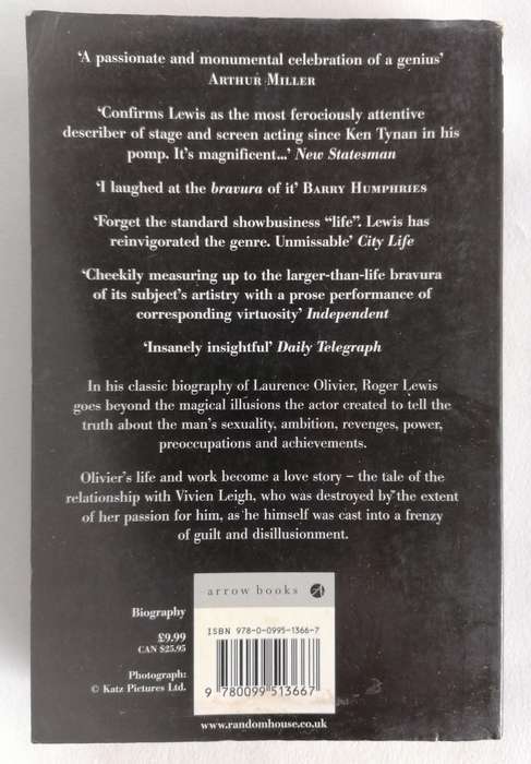 The Real Life of Laurence Olivier by Roger Lewis