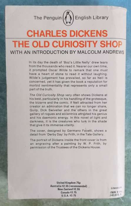 The Old Curiosity Shop by Charles Dickens (Penguin English Library)