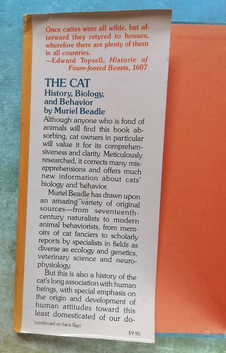 The Cat: A Complete Authoritative Compendium of Information About Domestic Cats by Muriel Beadle