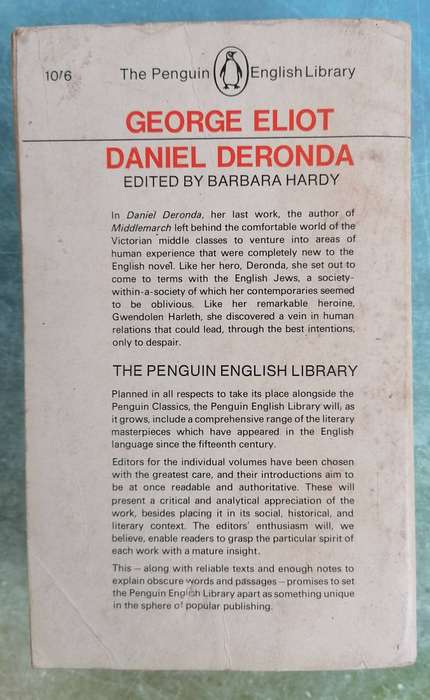 Daniel Deronda by George Eliot
