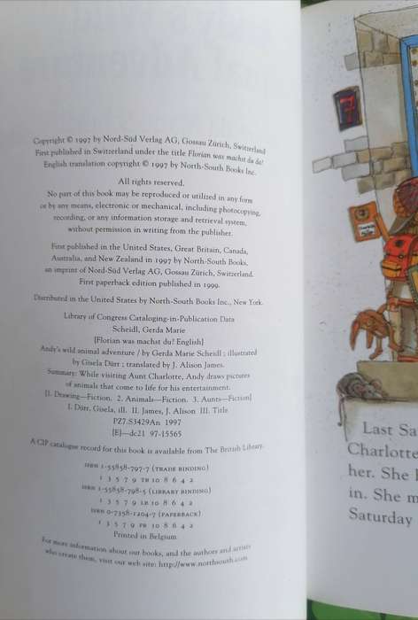 Andy's Wild Animal Adventure by Gerda Marie Scheidl