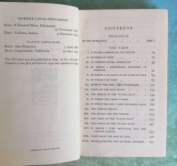 The Wrecker by Robert Louis Stevenson and Lloyd Osbourne