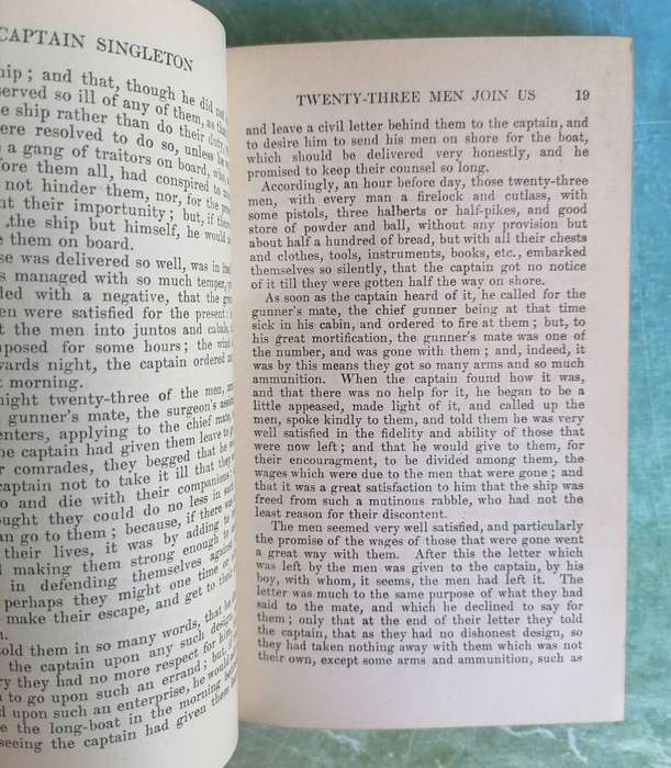 The Life Adventures and Pitacies of the Famous Captain Singleton by Daniel Defoe