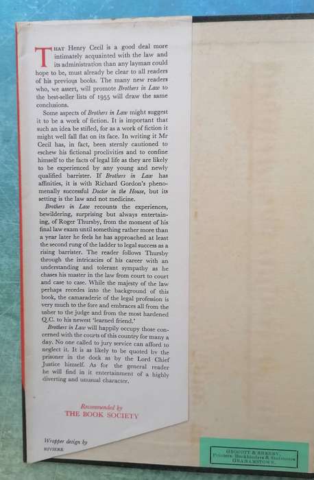 Brothers in Law by Henry Cecil