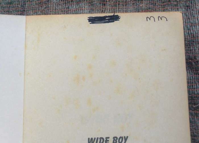 Wide Boy: The True-ish Story of a Jo'burg Spiv by Montague Bentley