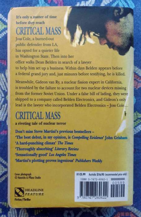 Critical Mass by Steve Martini