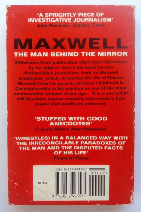 Maxwell - Portrait of Power by Peter Thompson and Anthony Delano