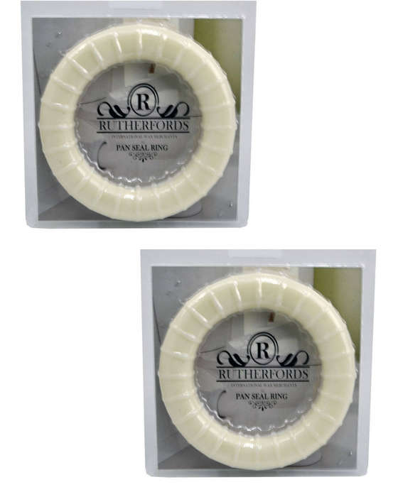 Investify Toilet Pan Wax Seal Ring 2 Pack (White)