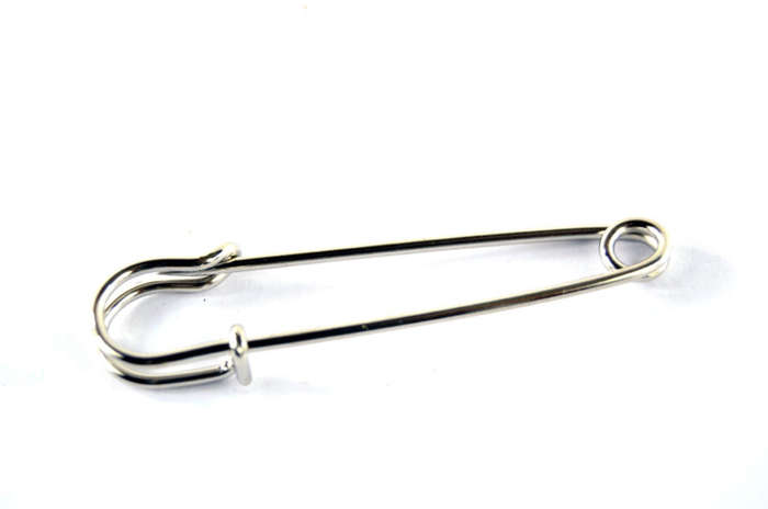 Investify Traditional Shawl and Blanket 6.5 cm Safety Pin pack of 10