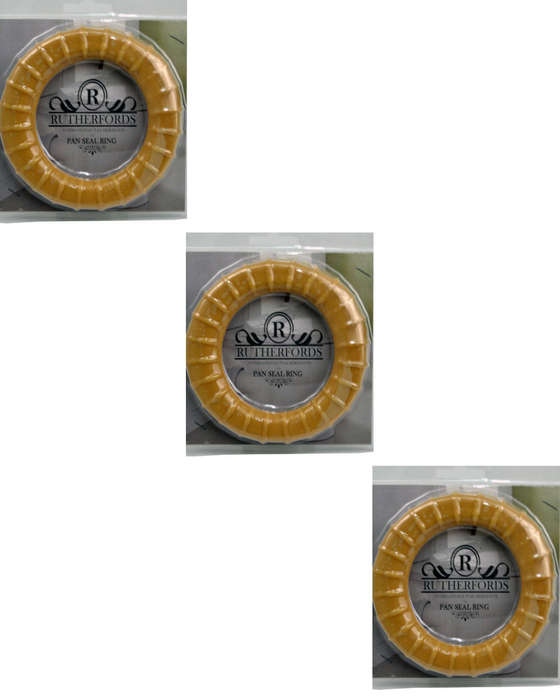Investify Toilet Pan Wax Seal Ring Pack Of 3 (Brown)