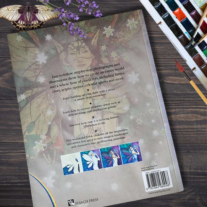 "Watercolour Fairies: A Step-by-Step Guide to Painting Fairies" by David Riche and Anna Franklin